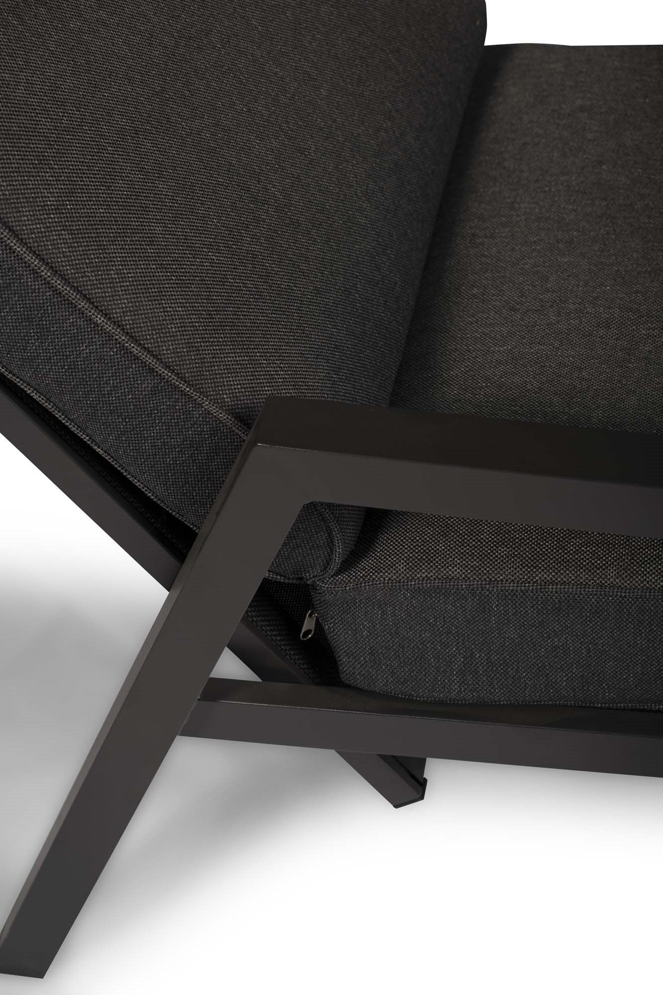 Tierra Outdoor 5-zits loungeset Campo antraciet