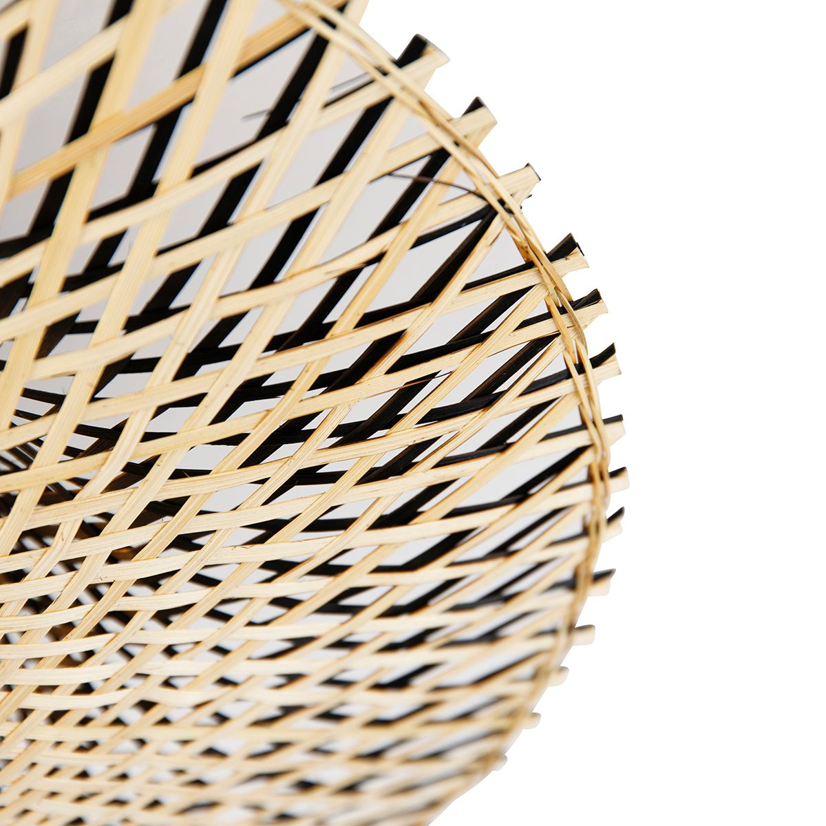 Oosterse plafondlamp bamboe 50 cm - Rina