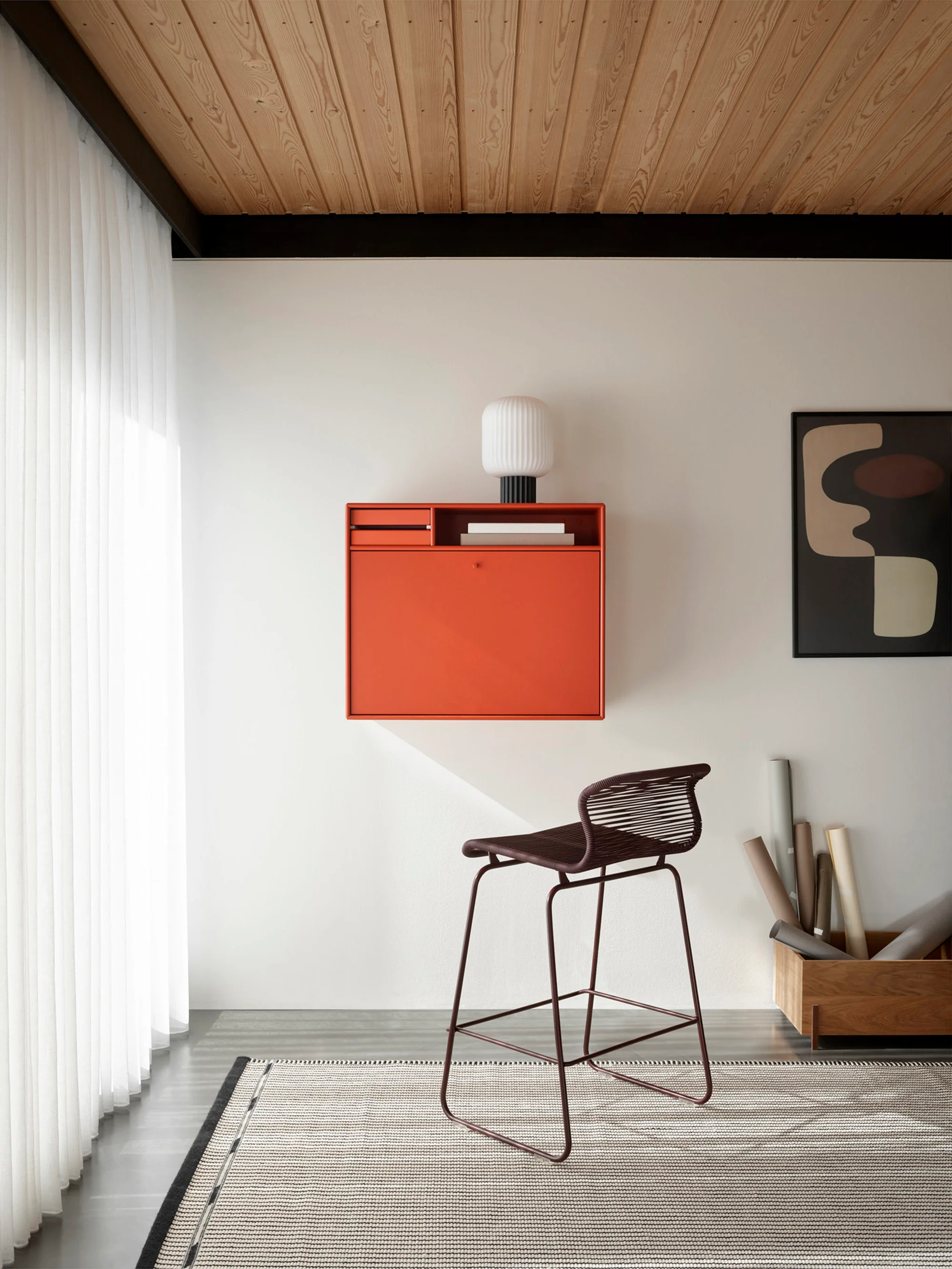 Handgemaakt wandbureau Studio