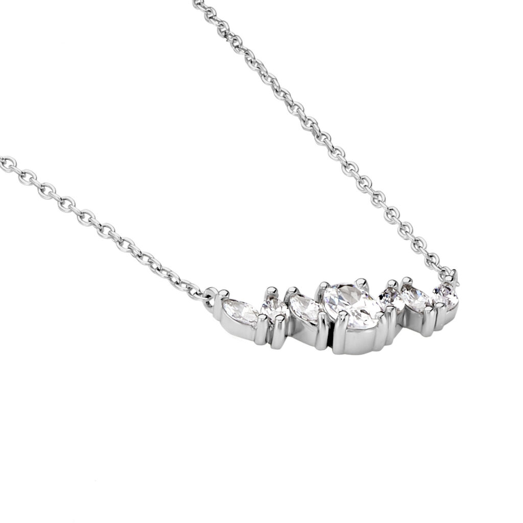 Collier Winter Sweetness Argent Blanc Oxyde De Zirconium