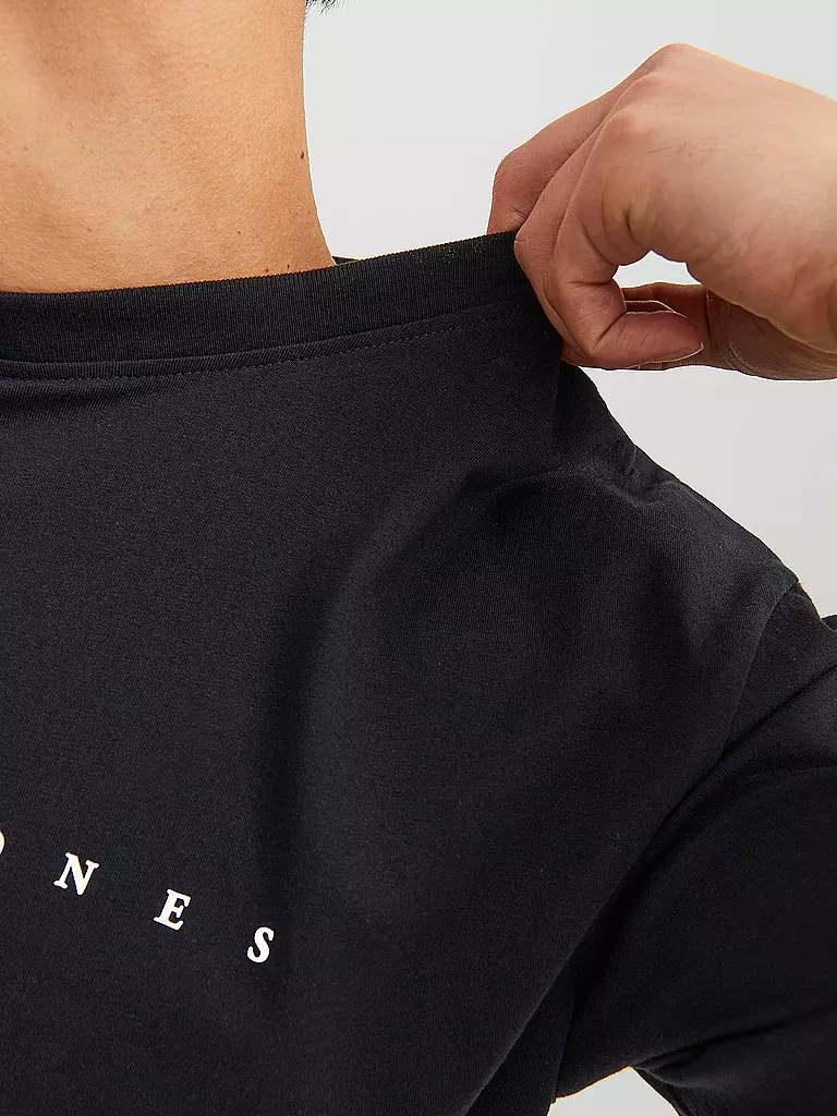 JACK & JONES T-Shirt JJESTAR schwarz