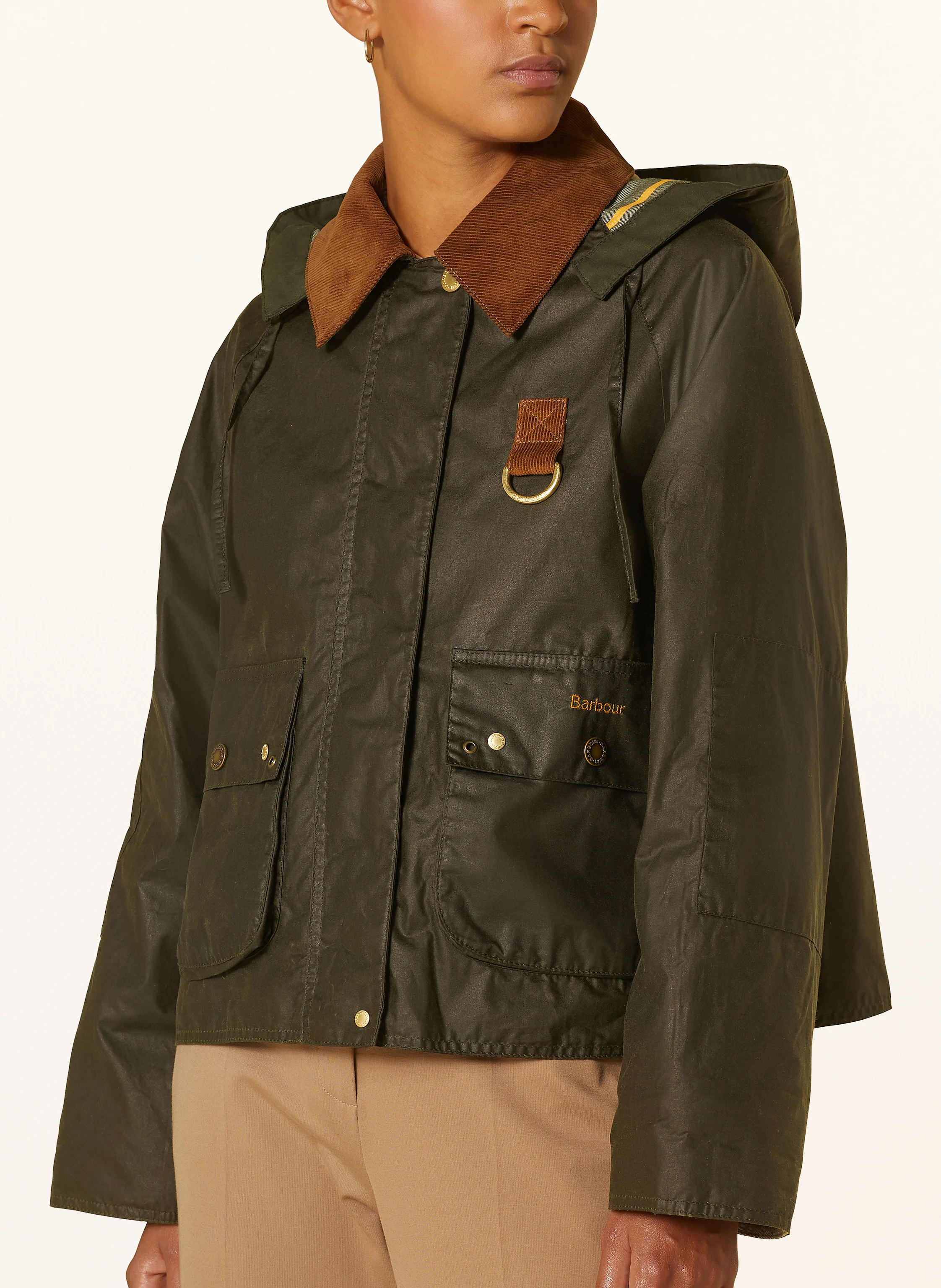 Barbour Fieldjacket ERMA mit abnehmbarer Kapuze
