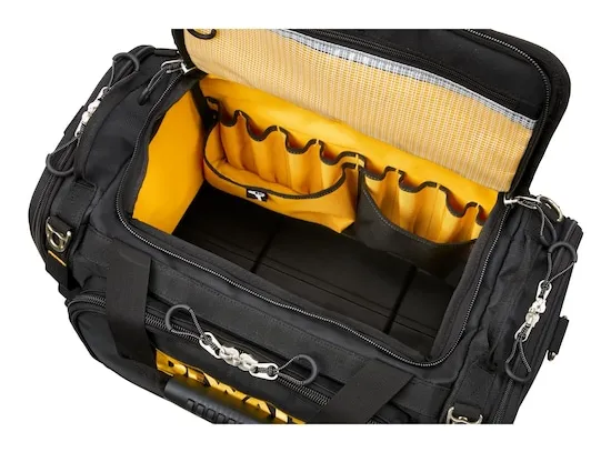 DeWALT DWST83522-1, Sort, Gul, Presenning, 50 lommer, 384 mm, 380 mm, 340 mm