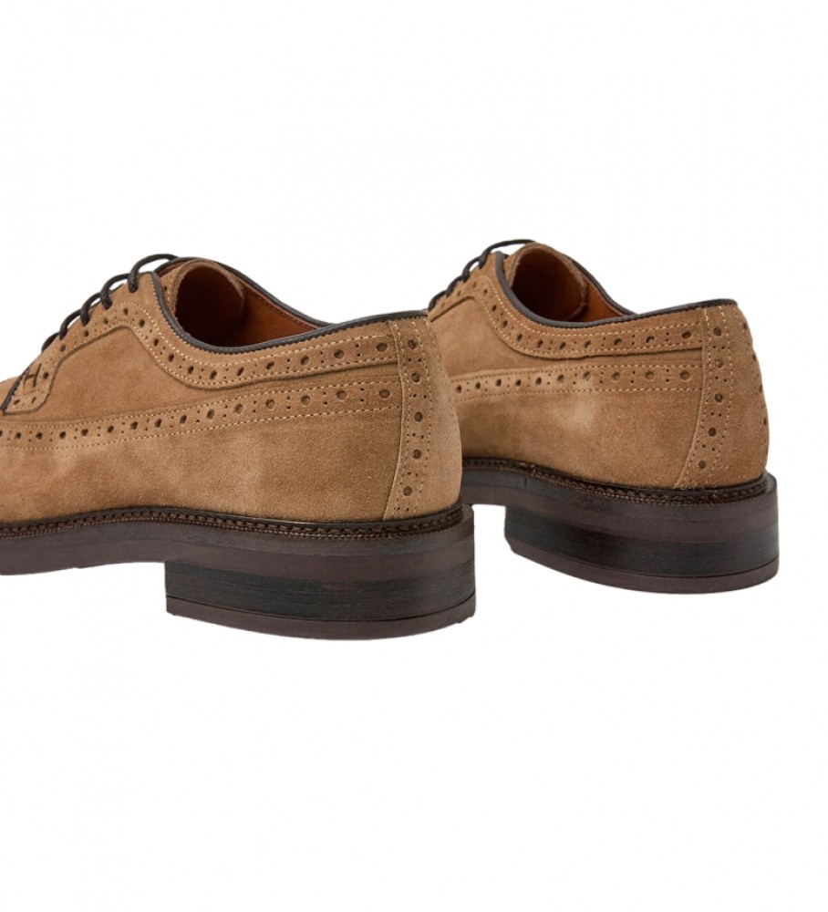 Sapatos sem cadarço Hackett Vega em couro marrom