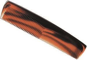 HERBA Taschenkamm Kunststoff braun 14 cm