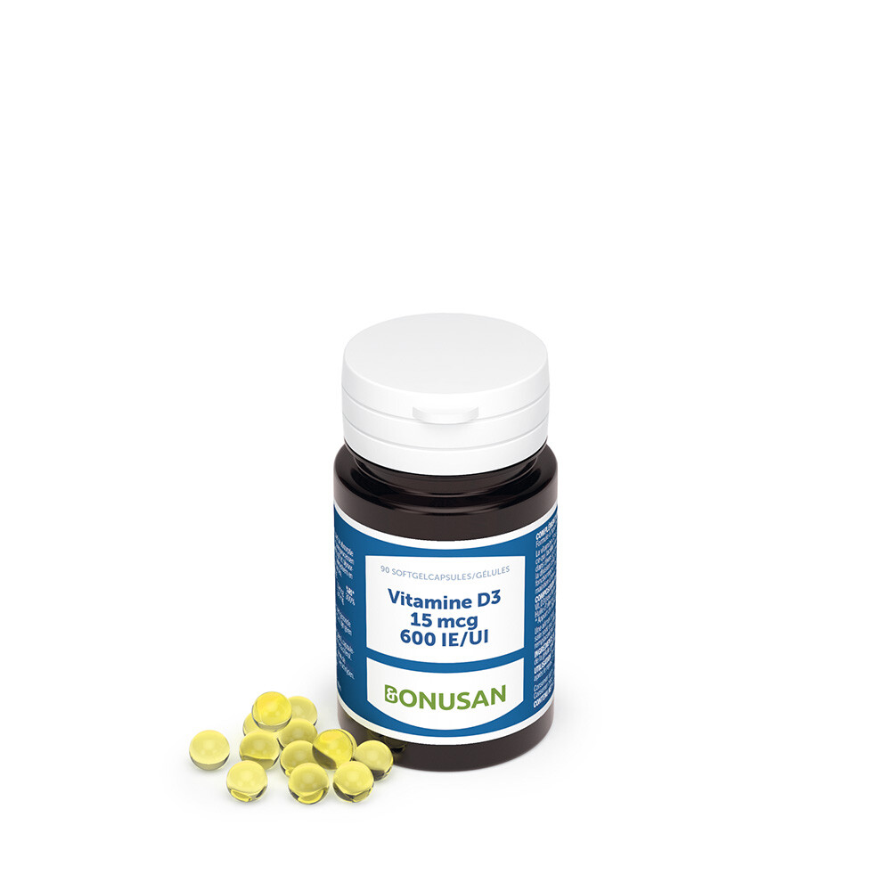 Bonusan Vitamine D3 15 mcg / 600 IE 90 softgels