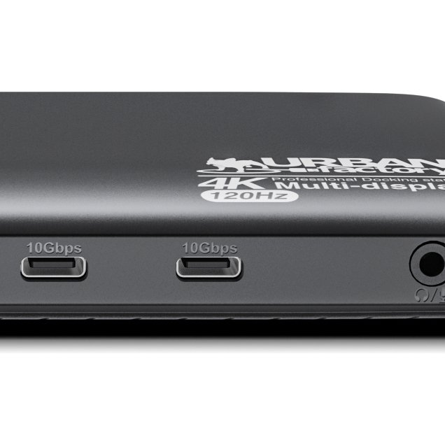 Urban Factory TCD49UF station d'accueil USB Type-C Noir