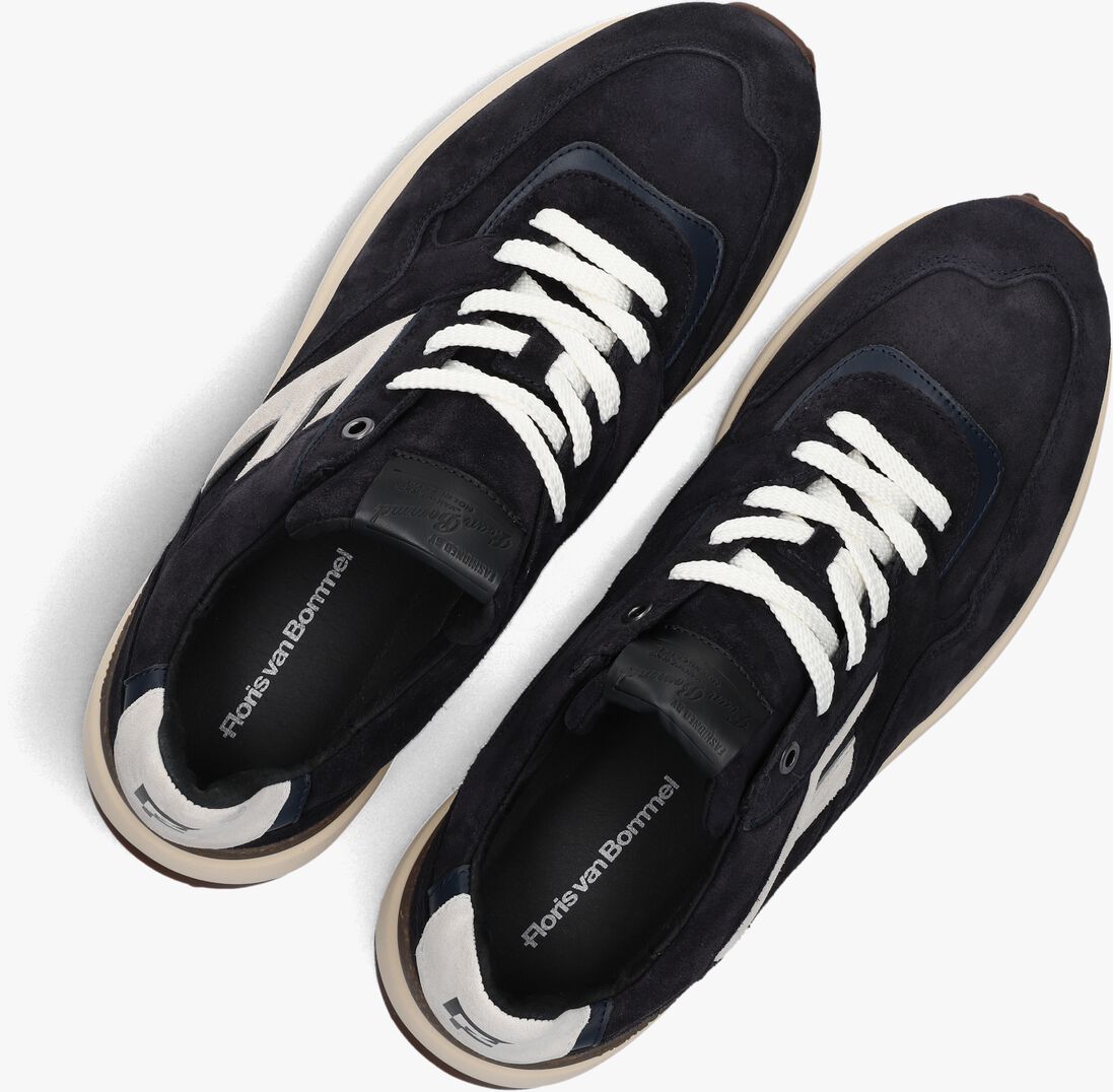 blauwe floris van bommel lage sneakers sfm-10139 noppi