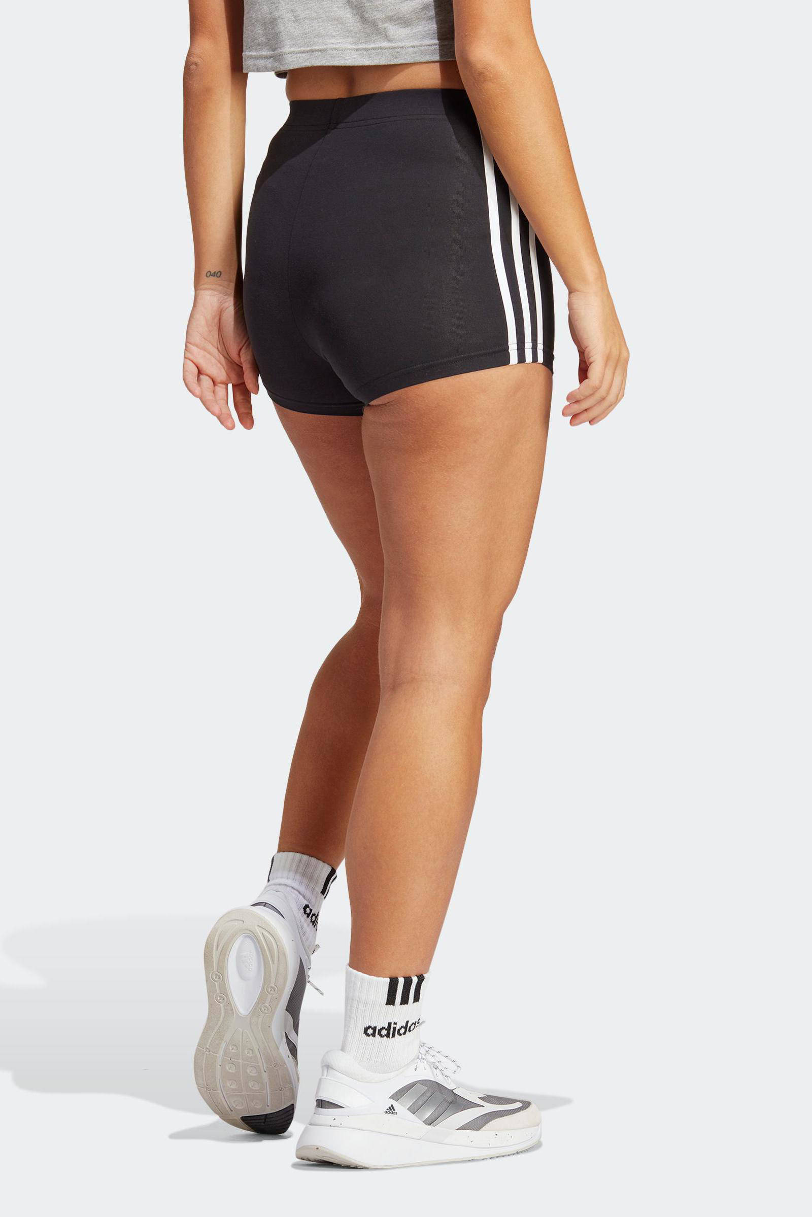 adidas short zwart/wit