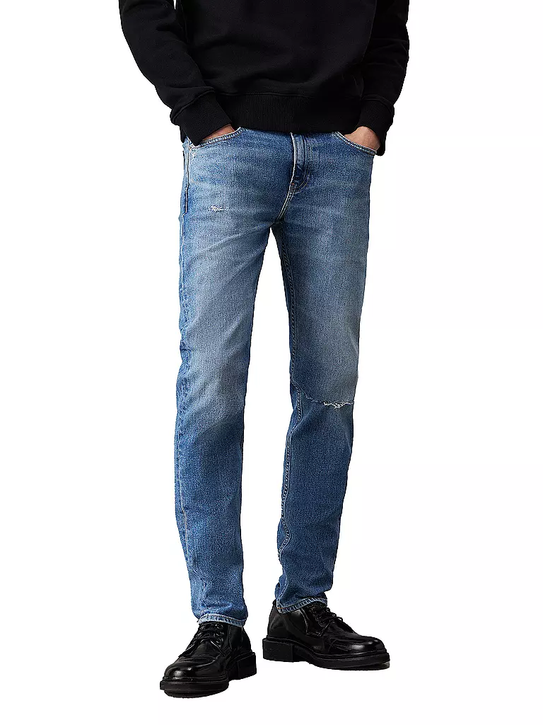 CALVIN KLEIN JEANS Jeans Tapered Fit  blau