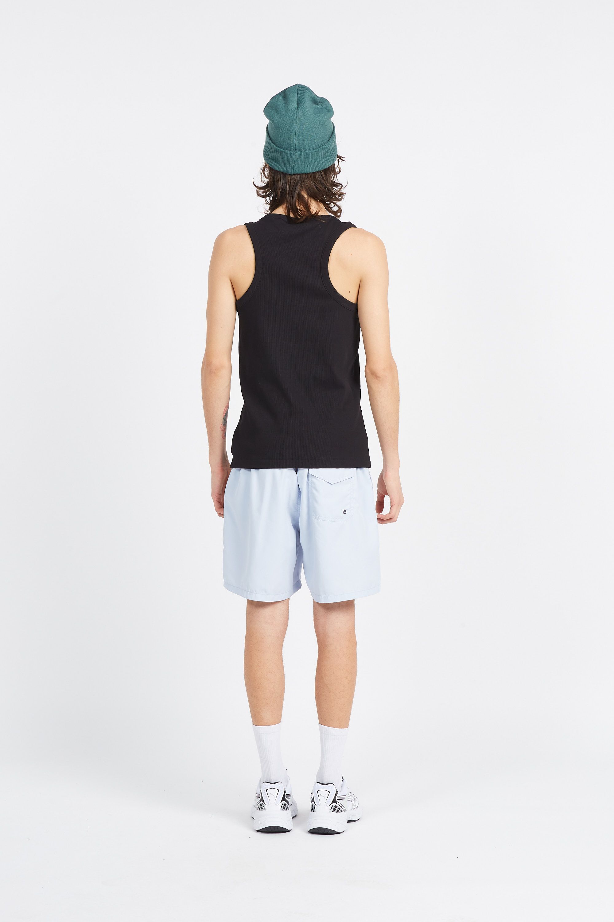 CALVIN KLEIN JEANS Débardeur WOVEN TAB  Noir