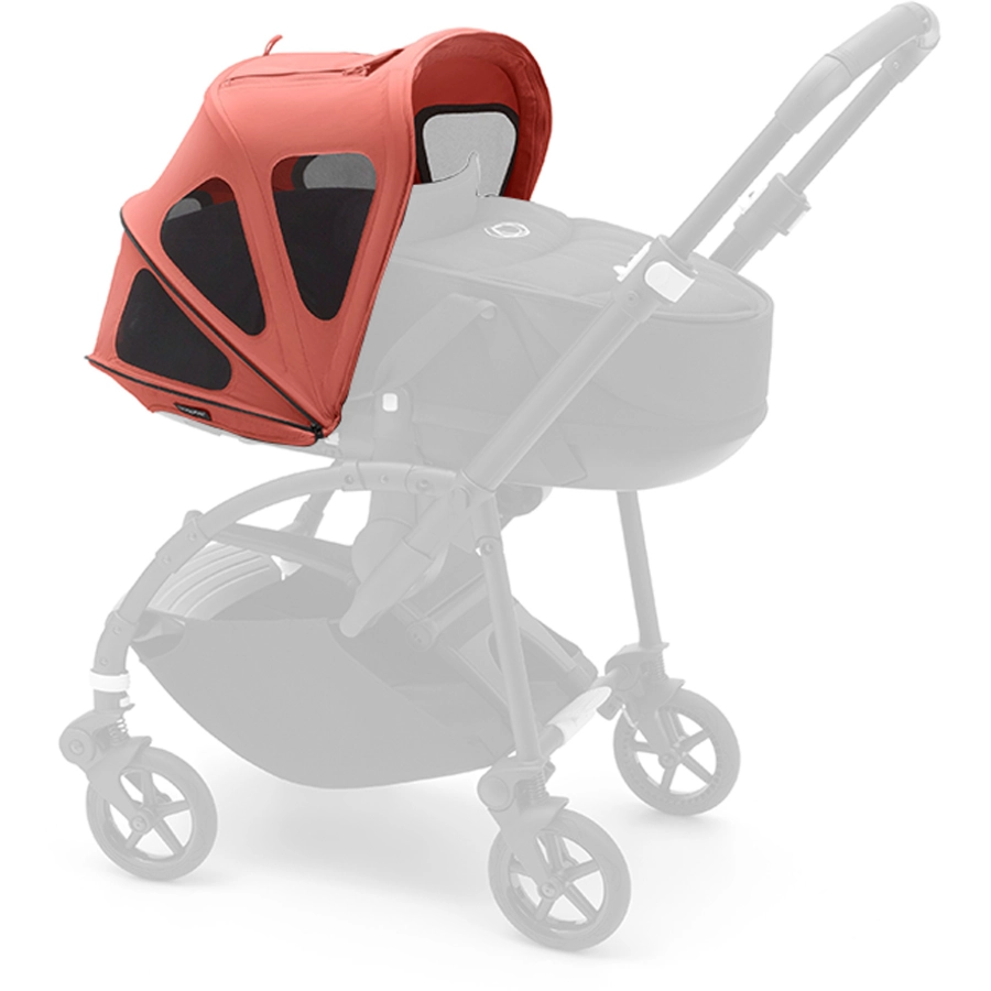 bugaboo Sonnendach mit Lüftungsfenstern Breezy Bee Sunrise Red