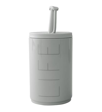 Design Letters Kop m. Suger?r - To Go - 330ml - Grå m. Tekst