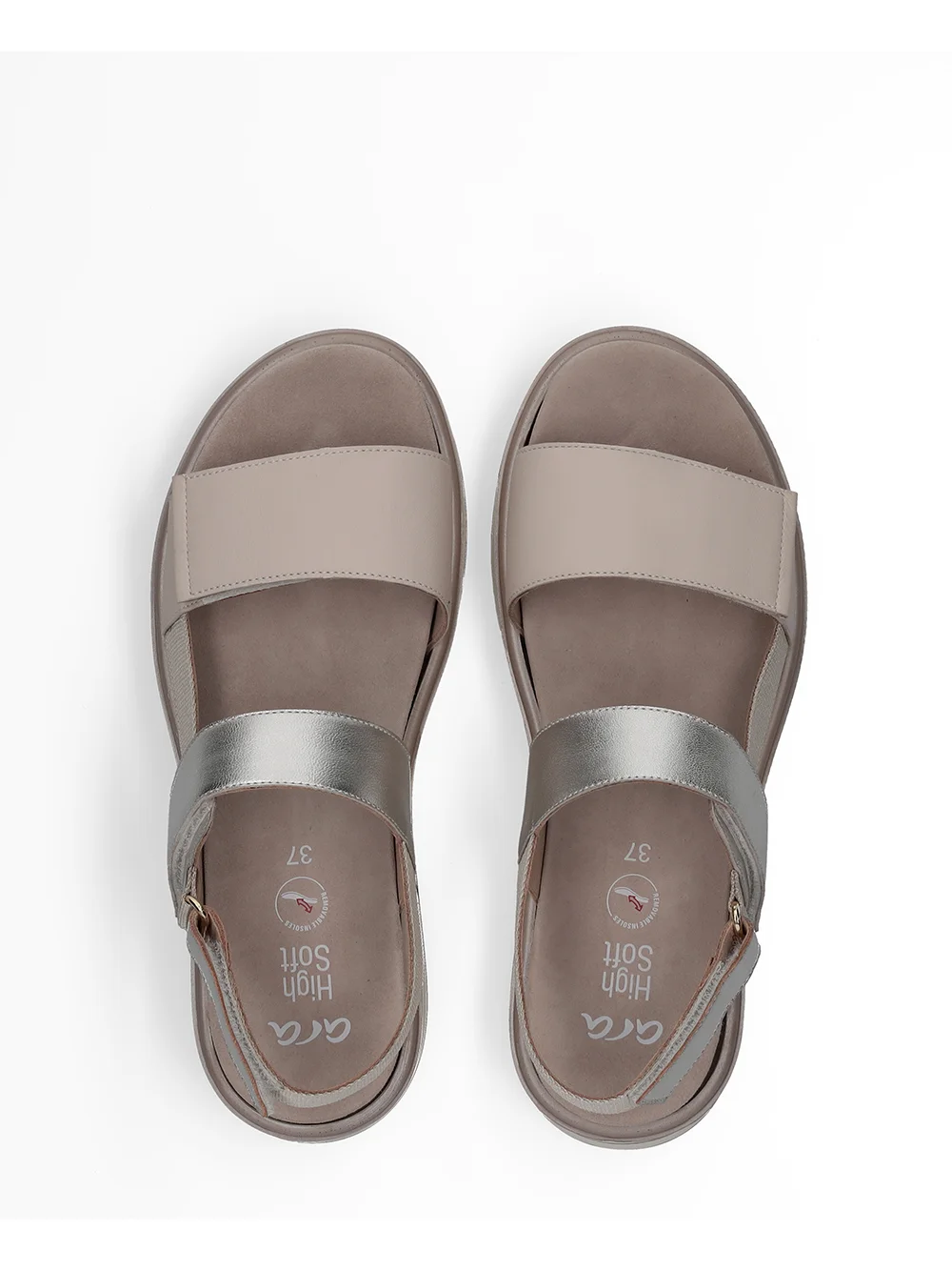 Sandale Lucca beige platin