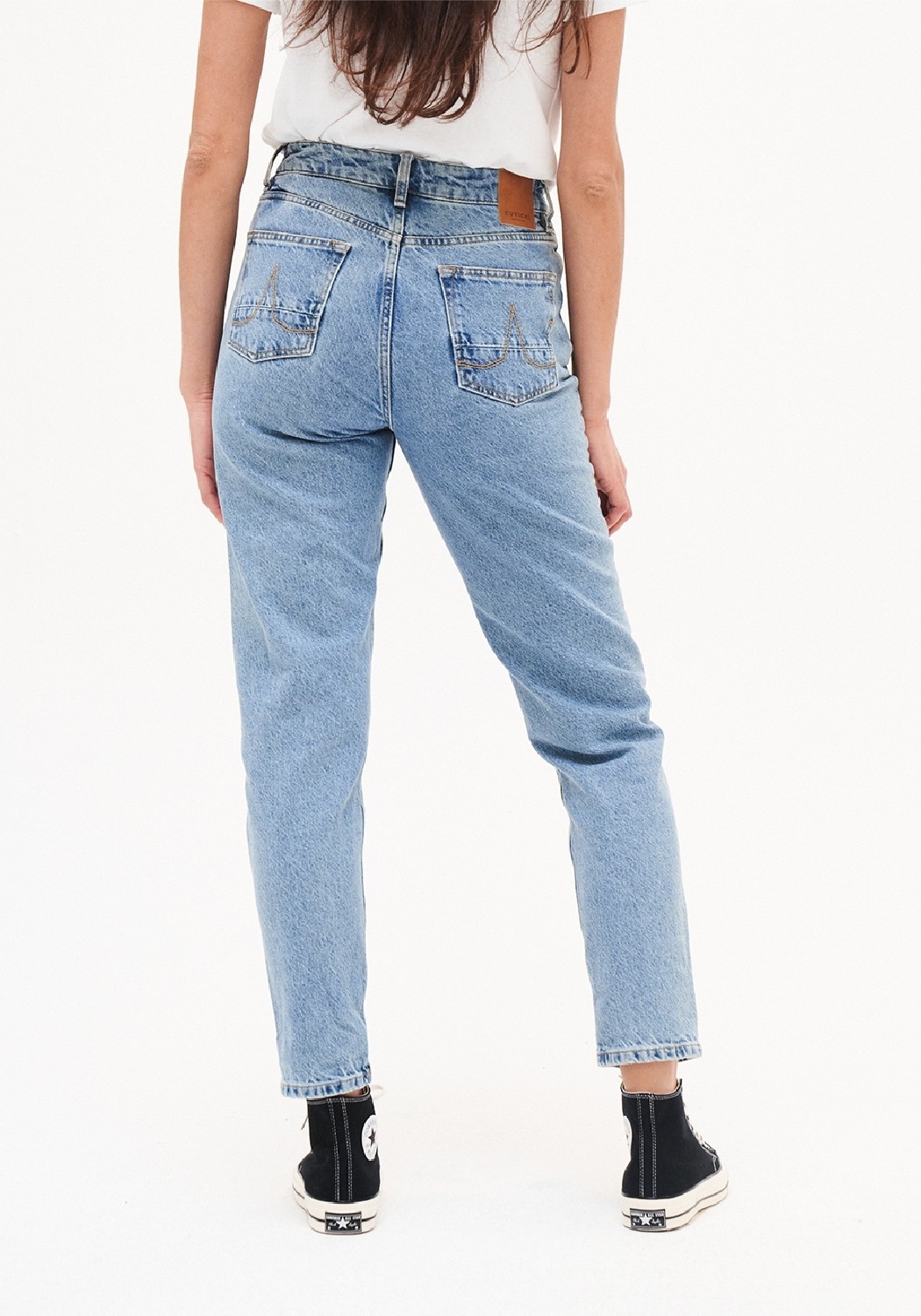 Kuyichi Damen-Jeans Nora Mom Fit Heritage Blue