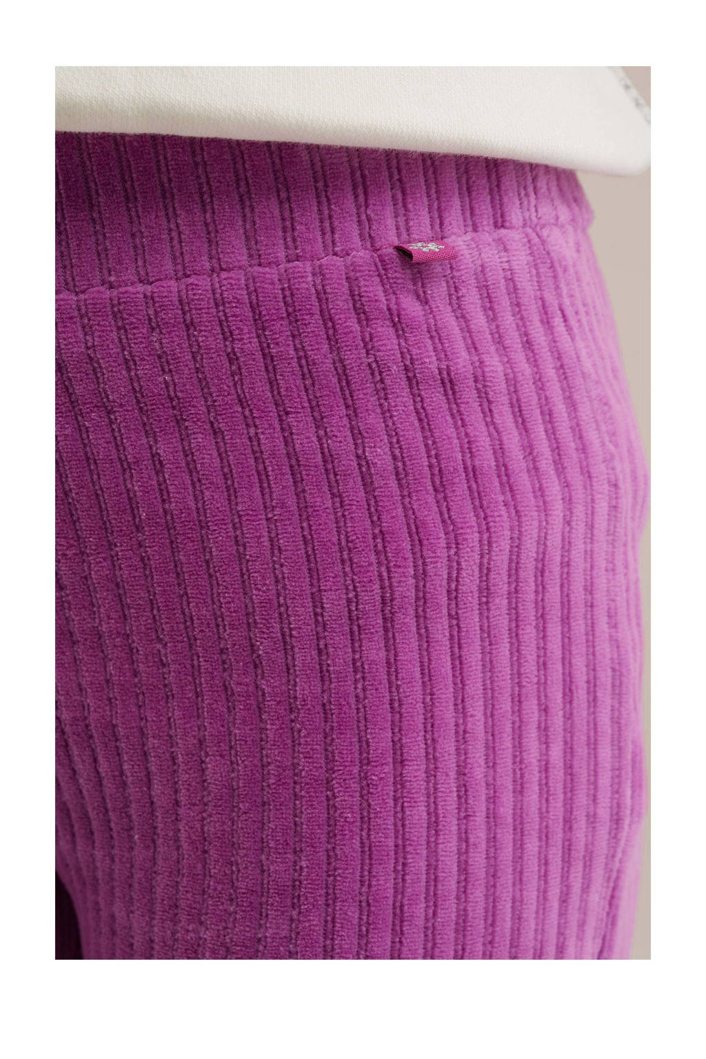 WE Fashion flared legging lavendel