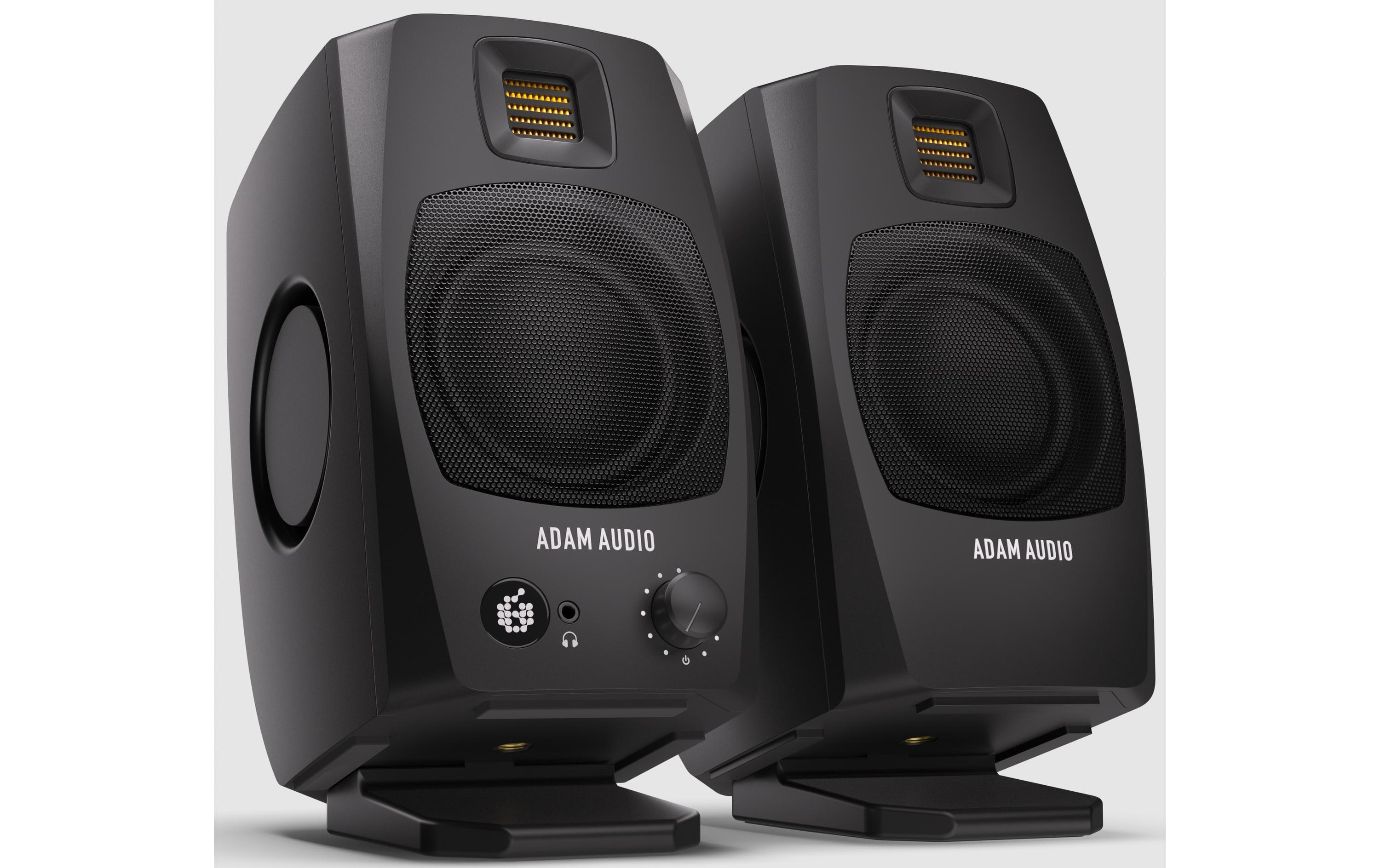 Studiomonitore D3V Schwarz<br>Aktives 2-Weg Desktop Monitor System