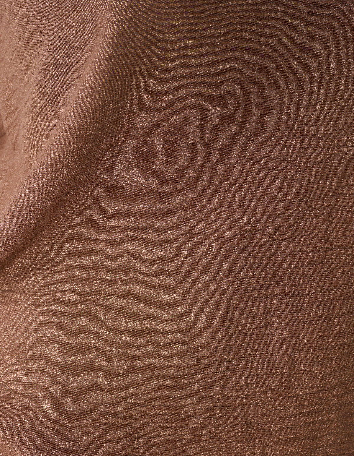 Twist Glitter Singlet Bruin