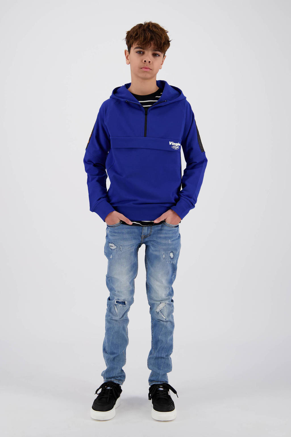 Vingino sweater Nitilo hardblauw
