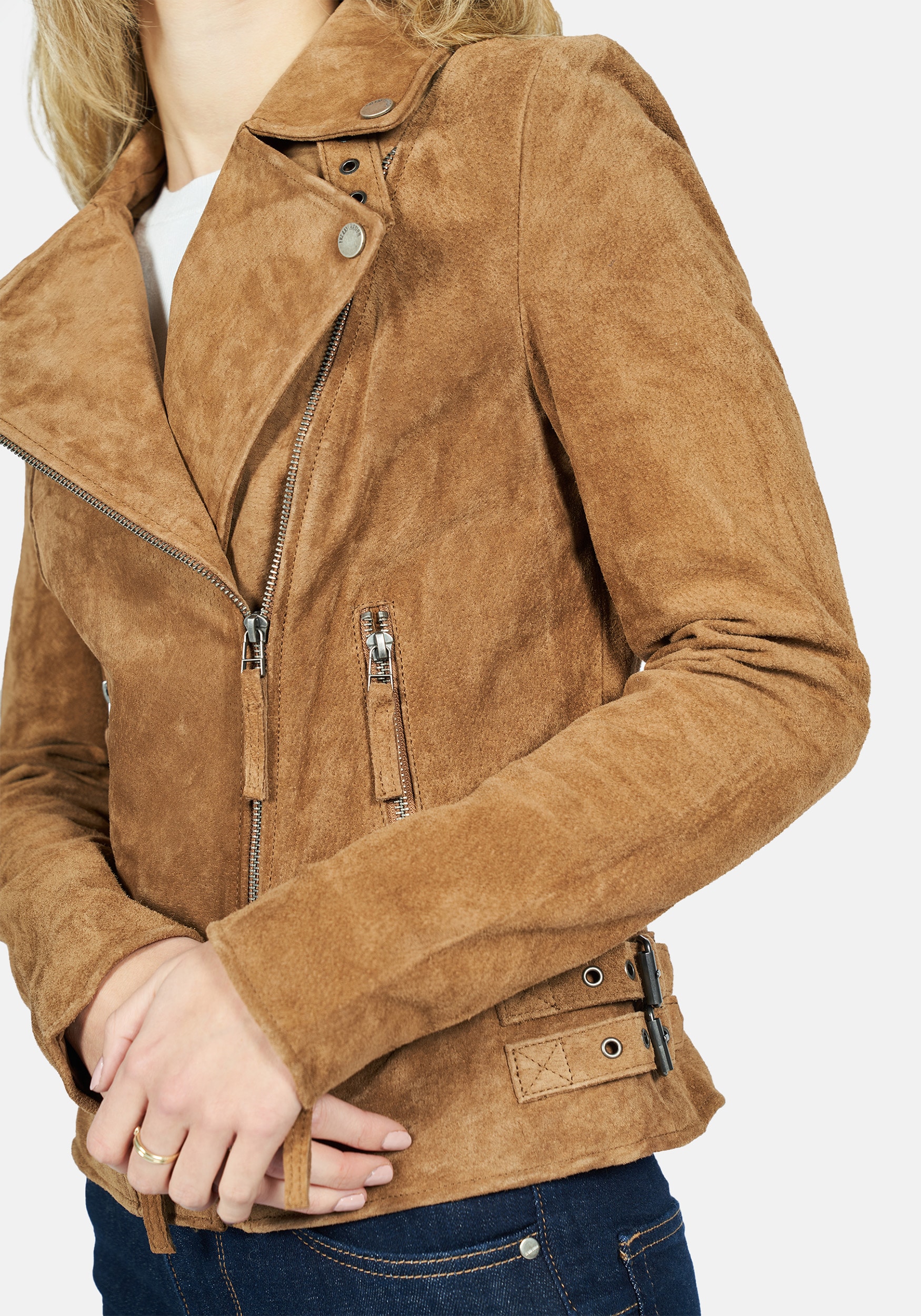 Freaky Nation Lederjacke »Taxi Driver-FN«