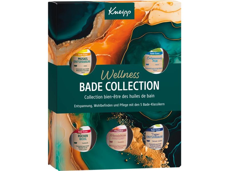 Kneipp Geschenkset Wellness Collection 5 x 20 ml Geschenkbox mit hochwertigen Pflegeprodukten