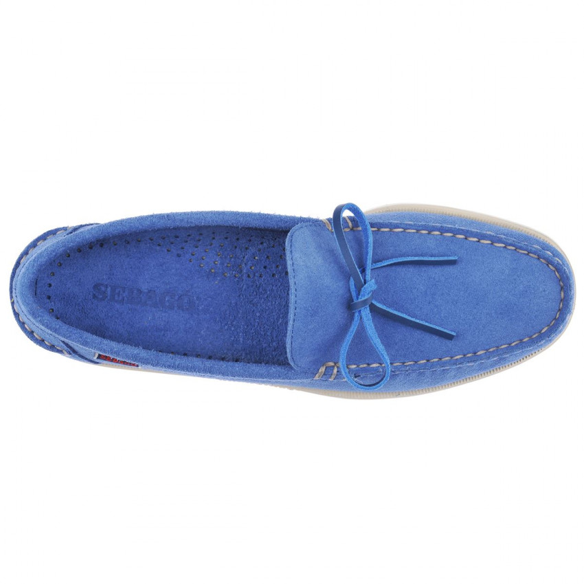 DOCKSIDES SCHOODIC BEAT OUT Blue Limoge-Mocassins pour homme en cuir suede