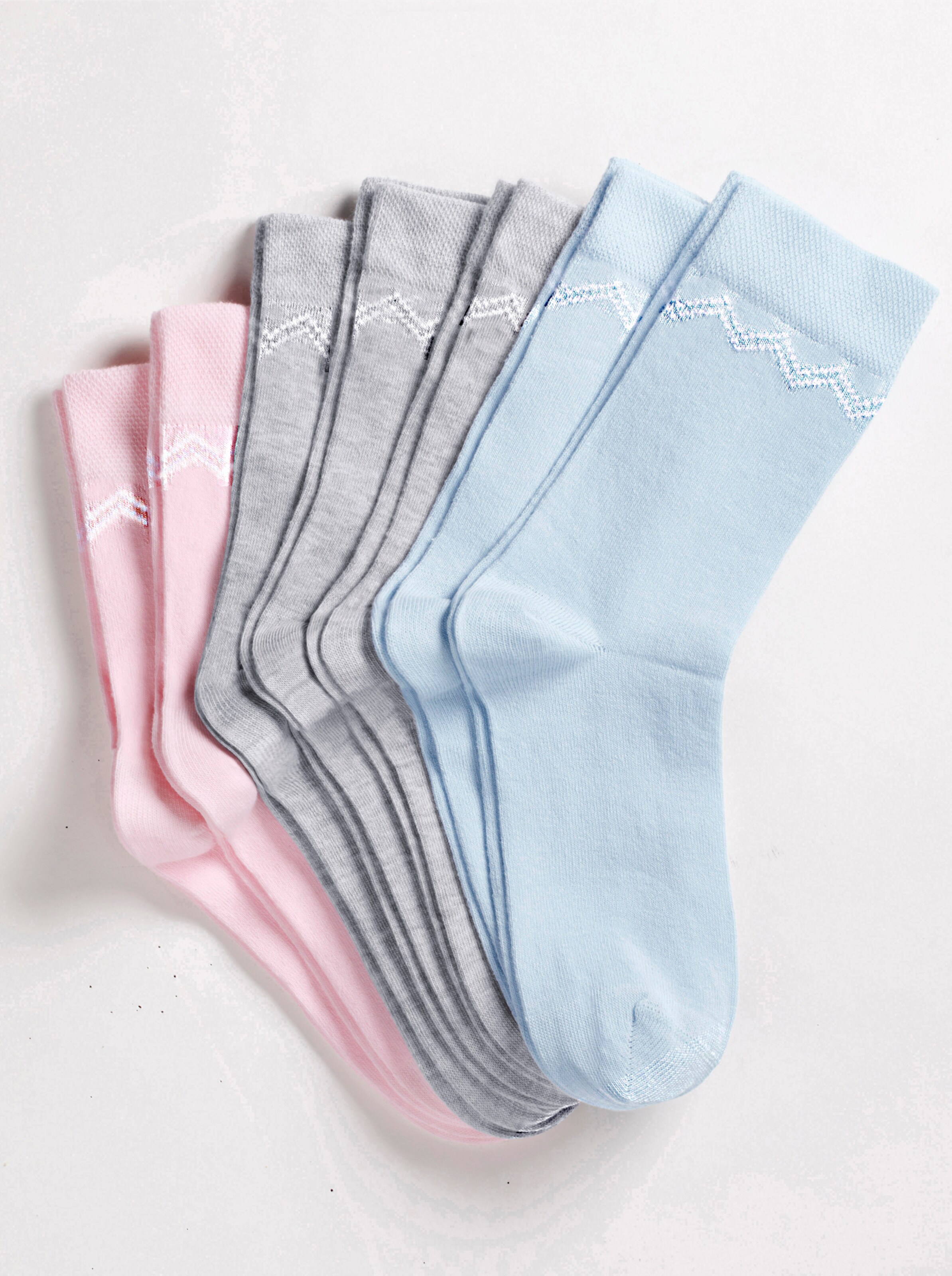 wäschepur Damen-Socken in farbig-sortiert