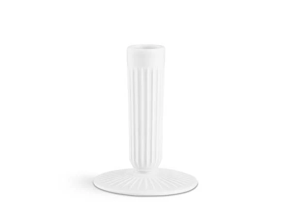 Kähler  Hammershøi lysestage, hvid - H: 12 cm.