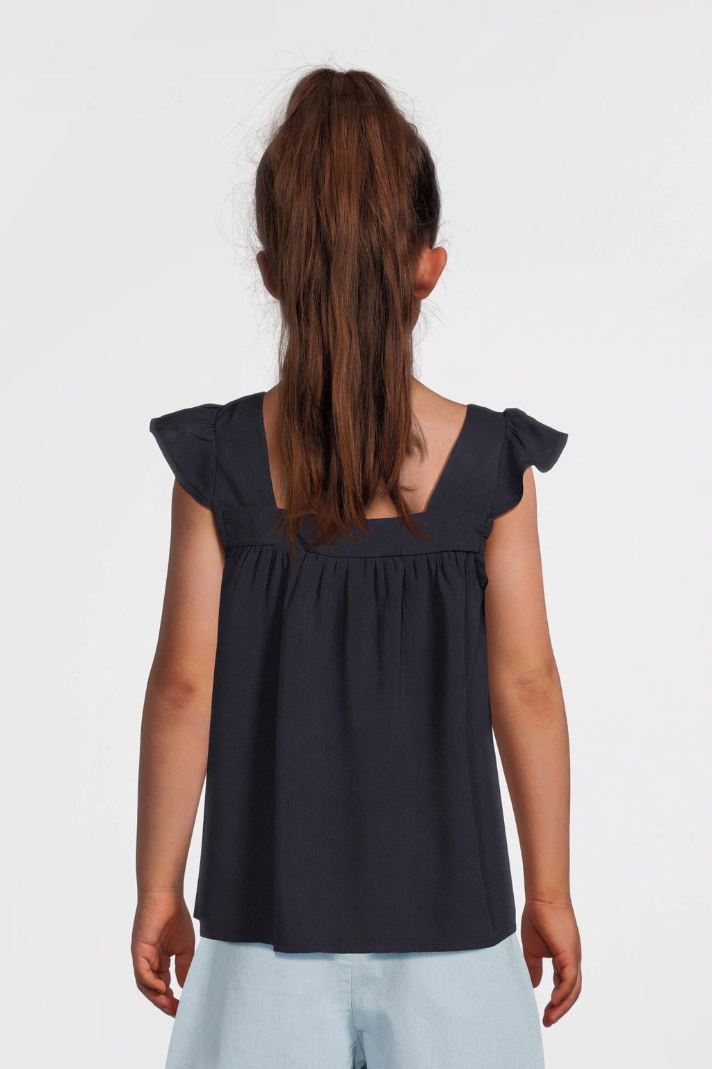 VERO MODA GIRL top VMRUSK donkerblauw