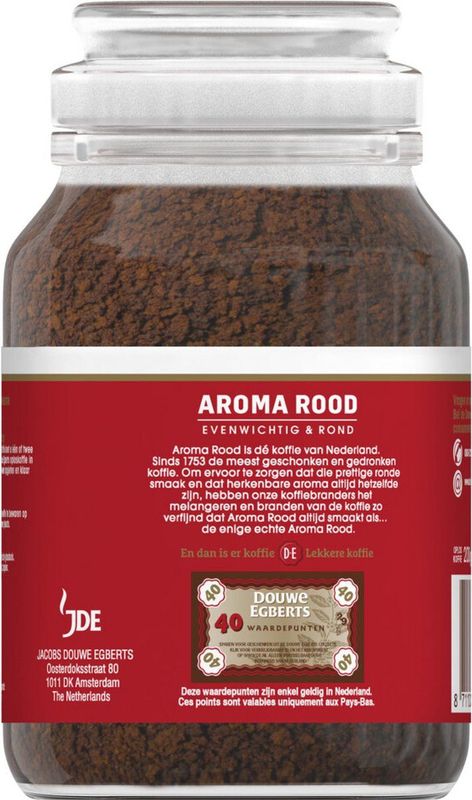 Douwe Egberts Aroma rood Oploskoffie - 200 gram