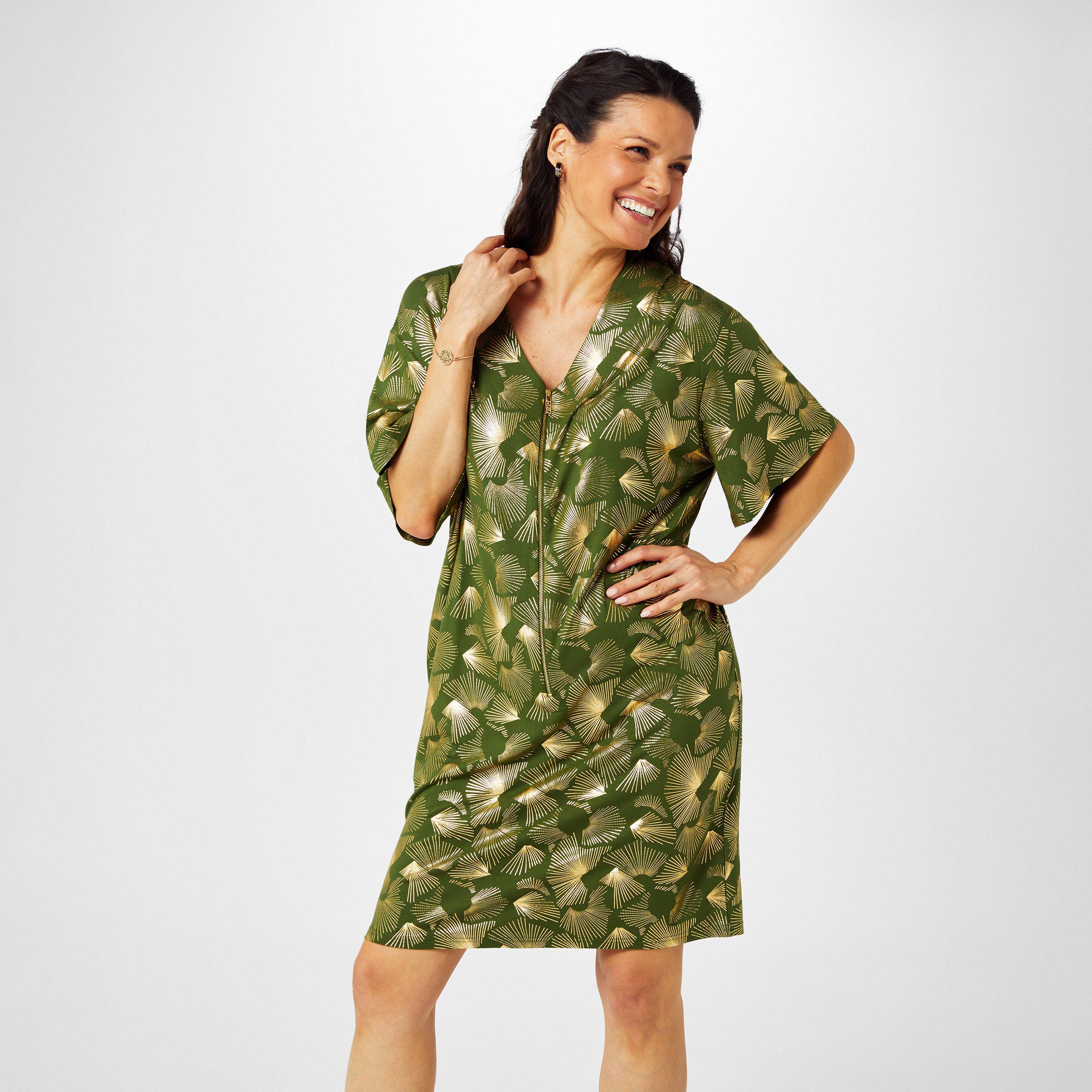 Biba Zip Front Jersey Dress