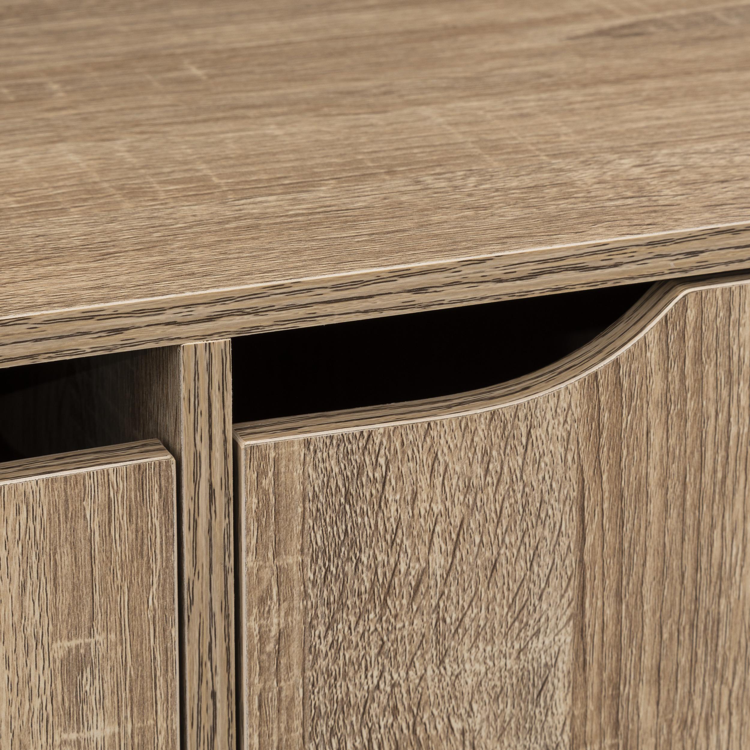 ETAGERE 6 CASES MIX N DOOR NATUREL