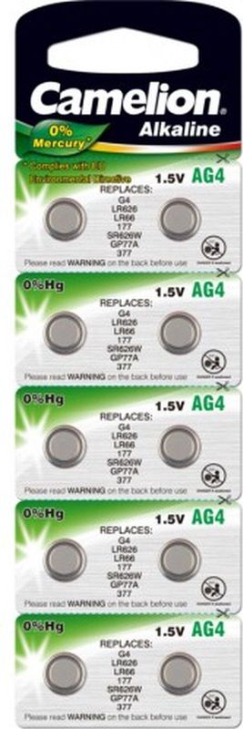 Camelion - LR66 - Alkaline Knoopcelbatterij - 10 Stuks - 1,5 V