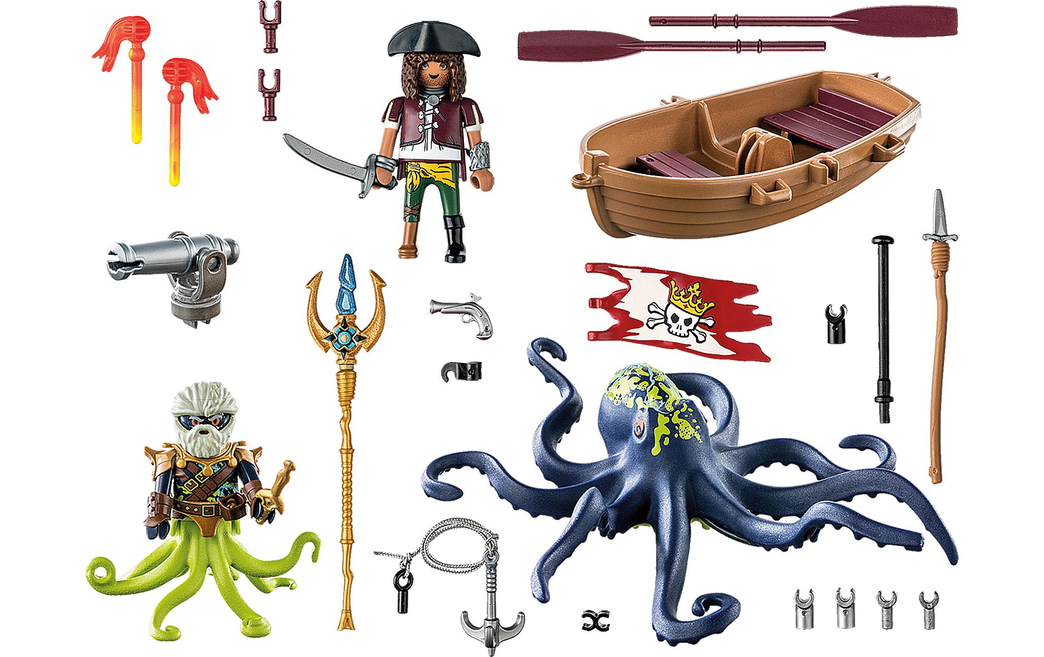 Pirates Kampf gegen den Riesenoktopus 71419Piraten-Spielset