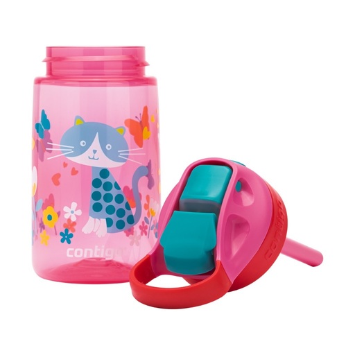 Garrafa Gizmo Flip Cereja com Gato para Crianças