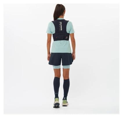 Maillot manches courtes Salomon S/LAB Ultra Bleu Femme