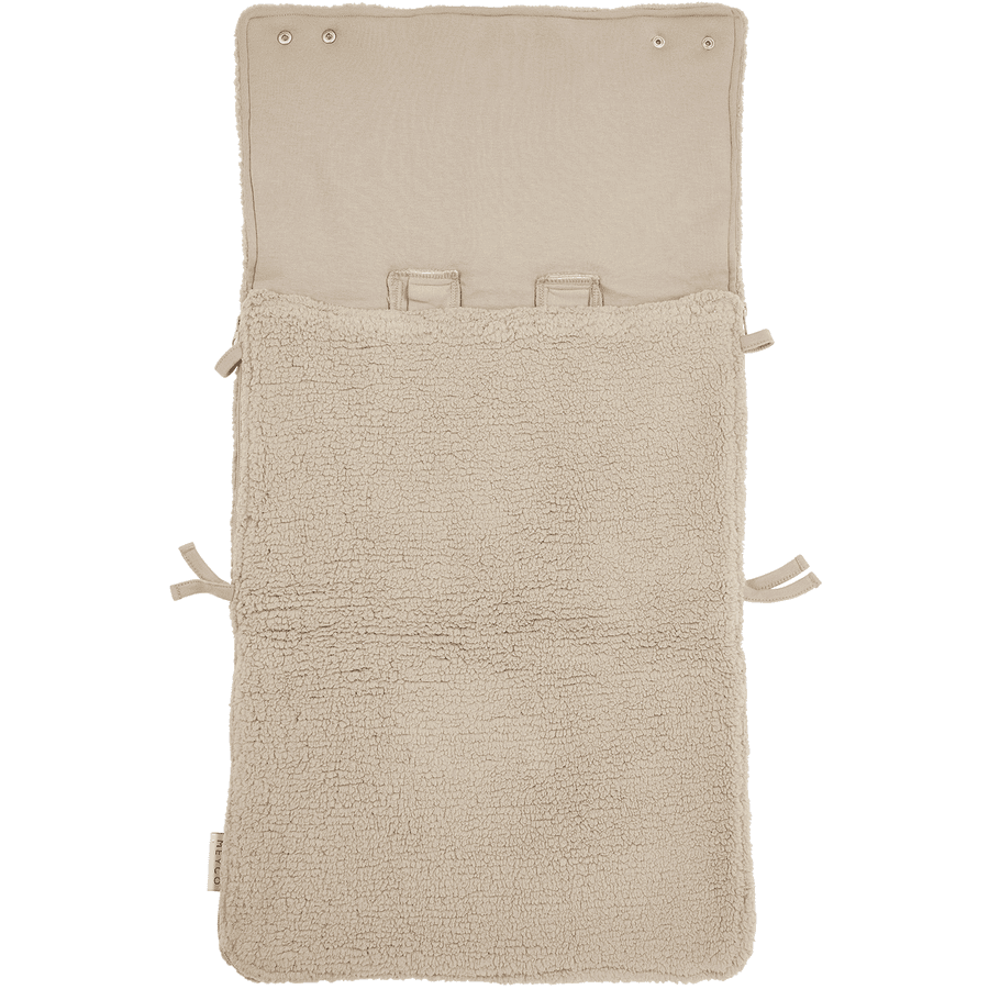 MEYCO Fußsack Teddy - Sand - 40 x 82 cm