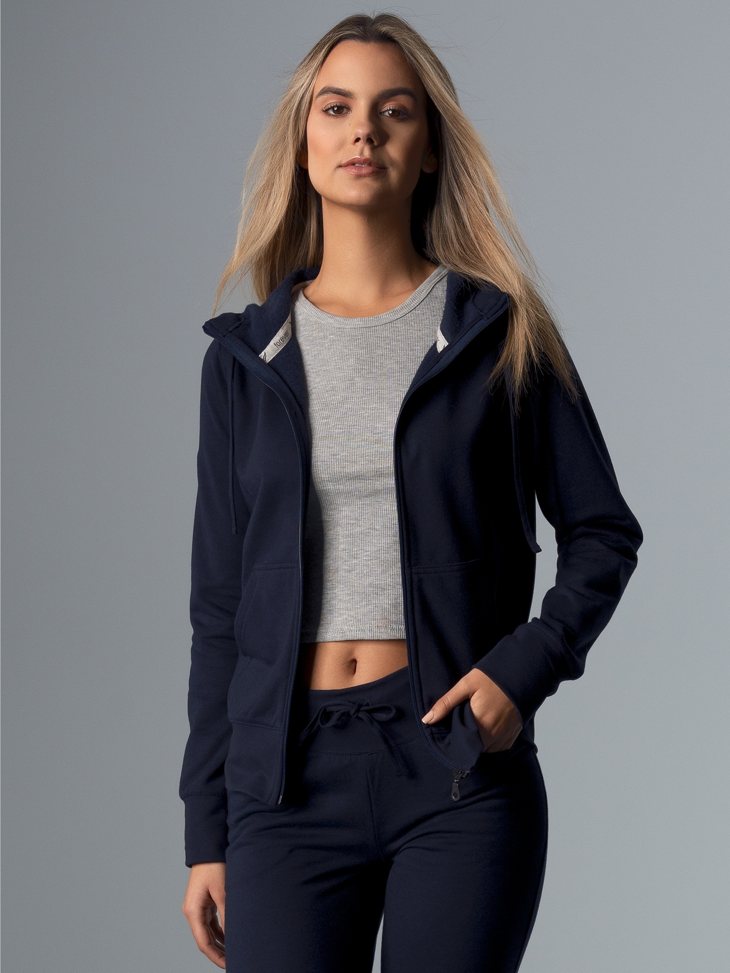 Kapuzenjacke Navy