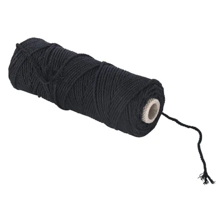 Rayher Garn Makramee 2mm 70m sw gedreht