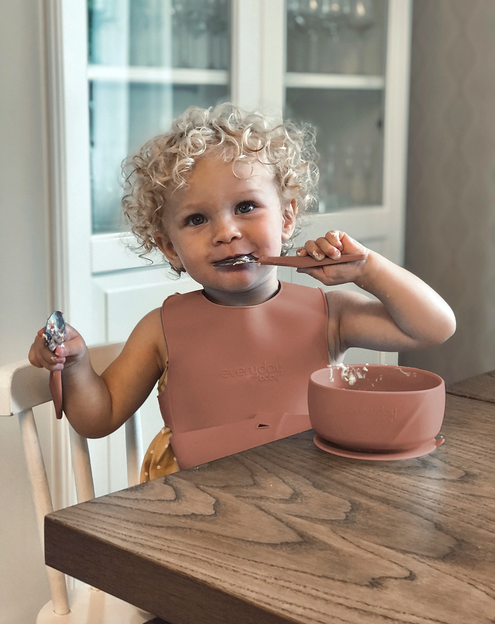 Silikon-Schüssel EVERYDAY BABY - EAT & LEARN mit Saugfuß