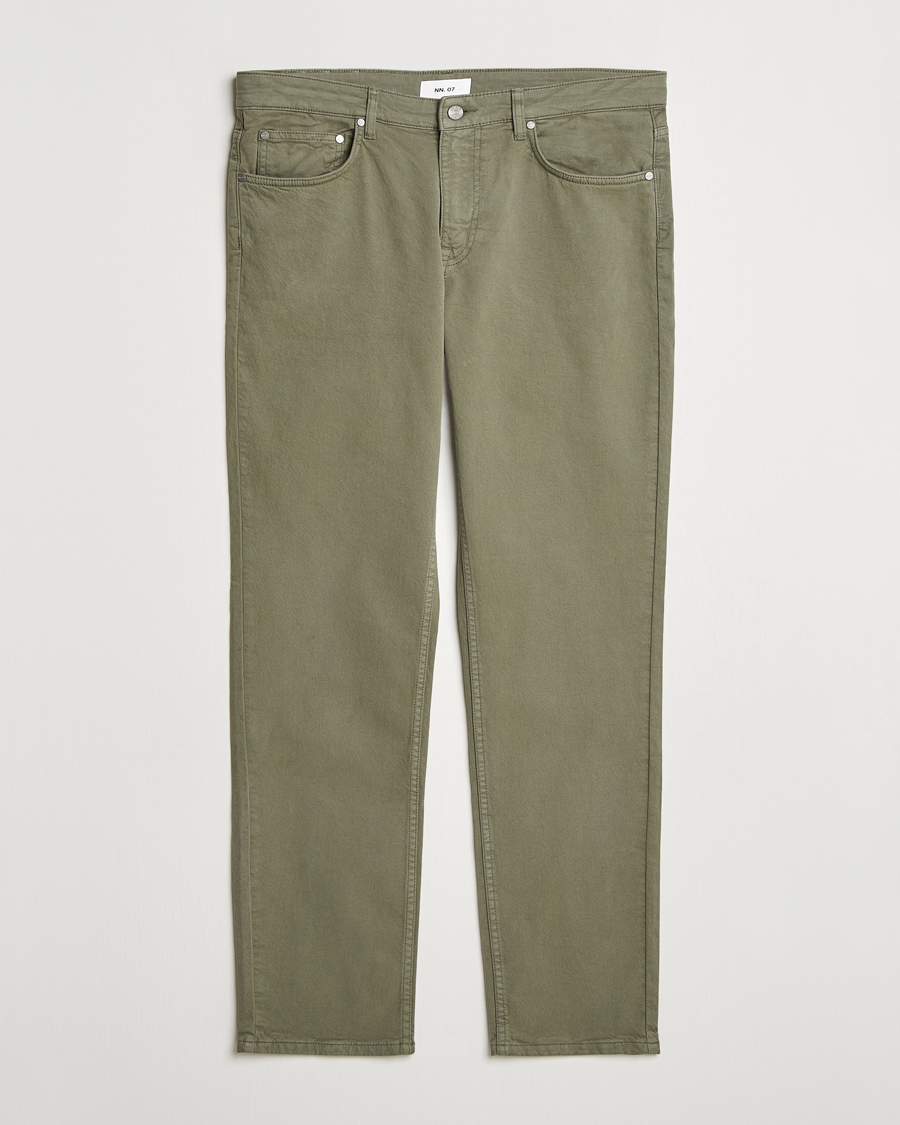 NN07 Tony 5-Pocket Pants Capers Green