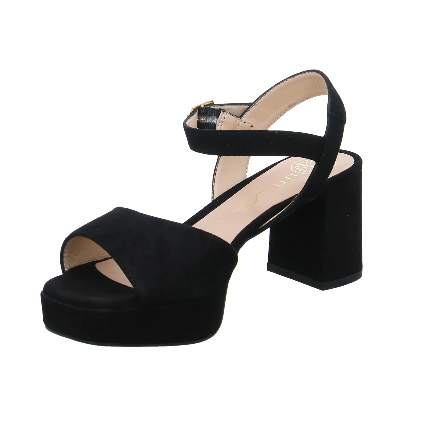 UNISA Sandalette Schwarz Leder