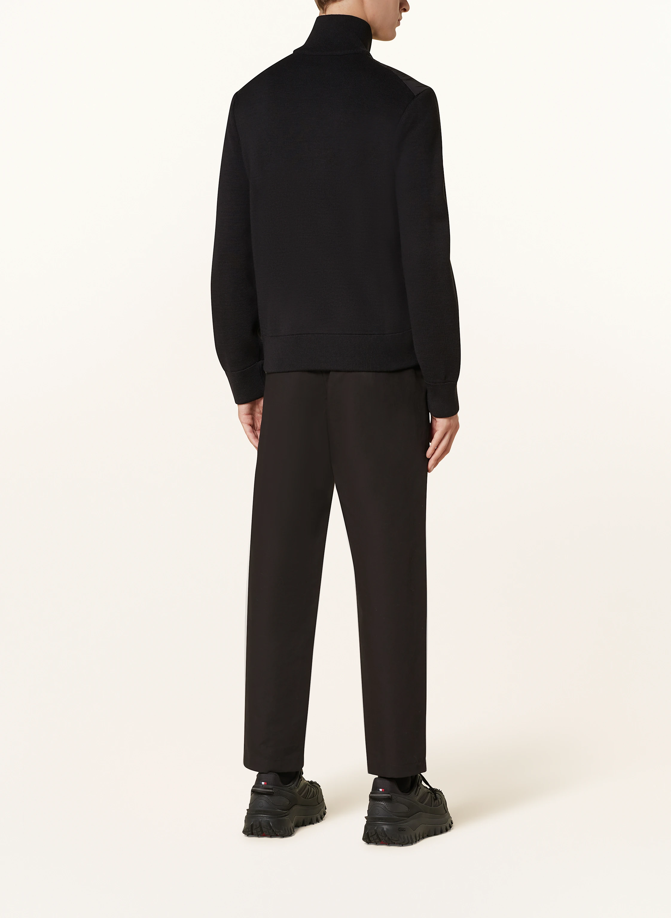 MONCLER Daunenjacke im Materialmix