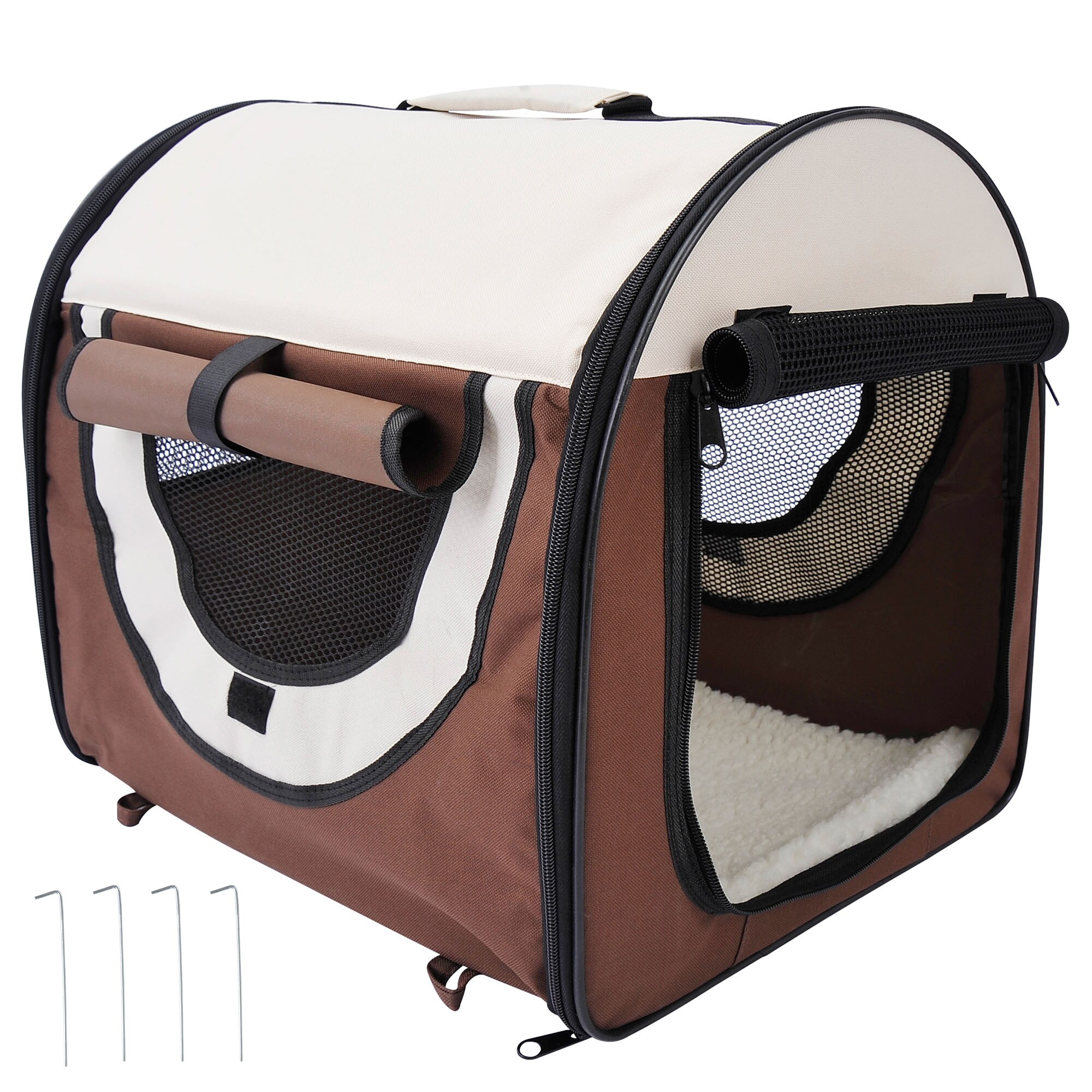 PawHut Hundetransportbox in Größe M M: 61 x 46 x 51 cm (LxBxH)