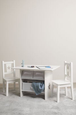 Cloudberry Castle STAR Bord og Stoler, Hvit