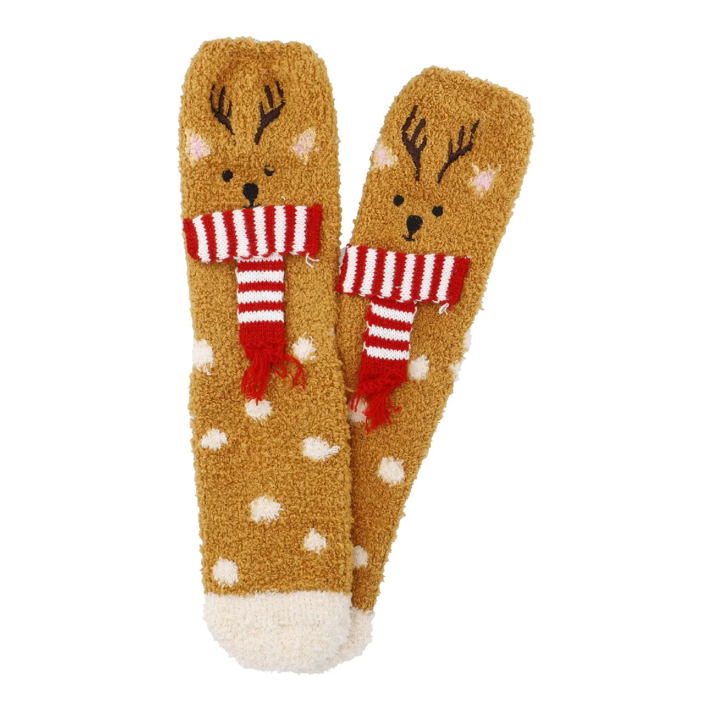 Kuschelsocken 3D/Xmas, Rentier