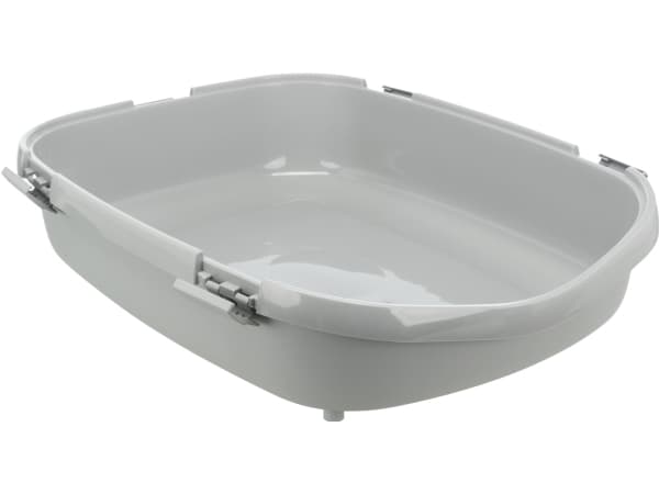 Trixie Primo XXL kattebakke, 56 × 25 × 71 cm, grå/hvid