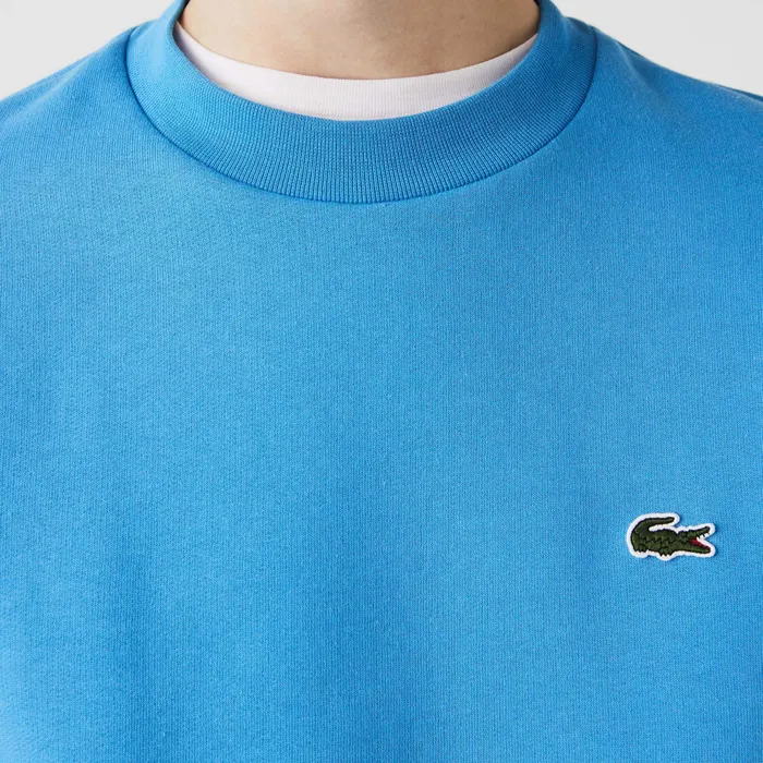 Lacoste Bio Cotton Fleece Crew Sweater Heren