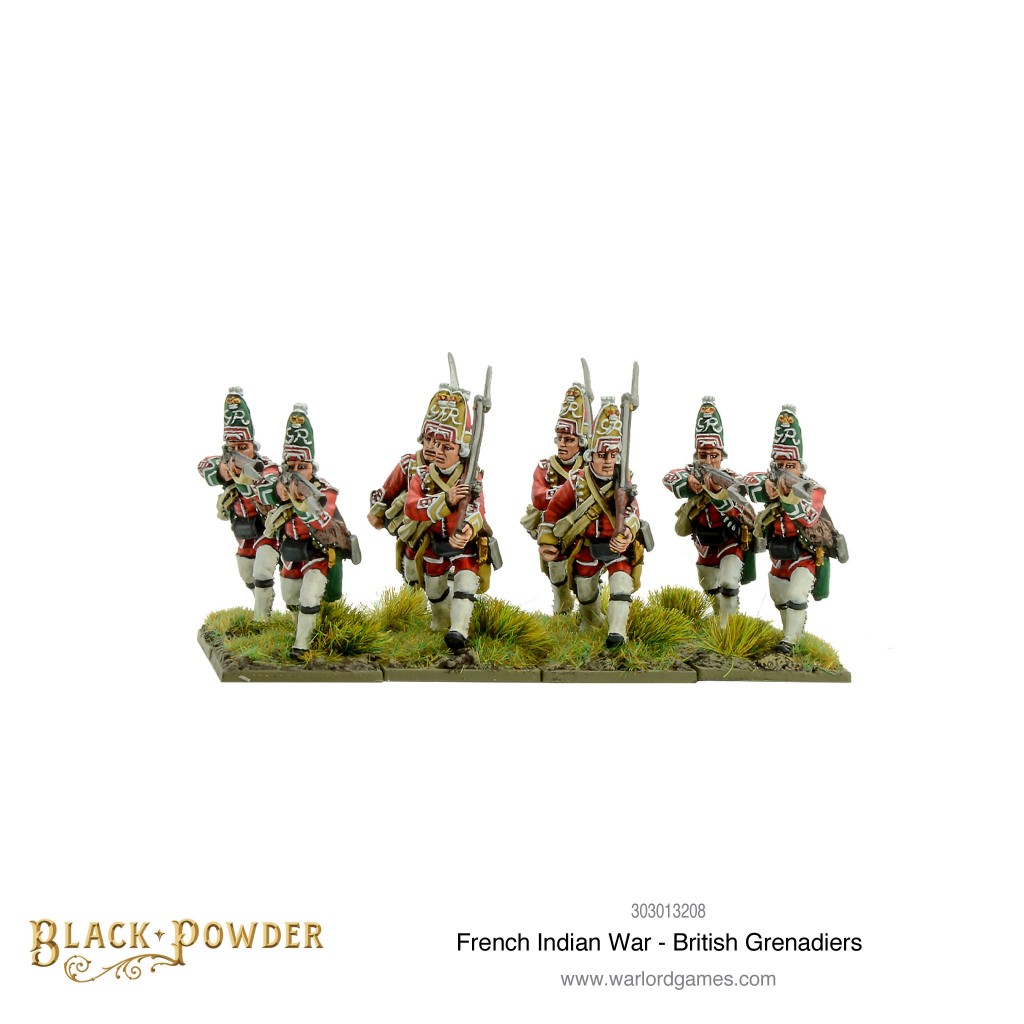 French Indian War - British grenadiers