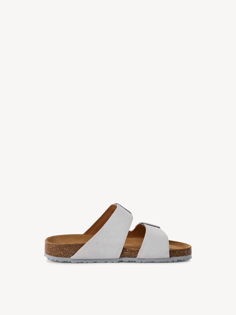 Leren Slipper - grijs